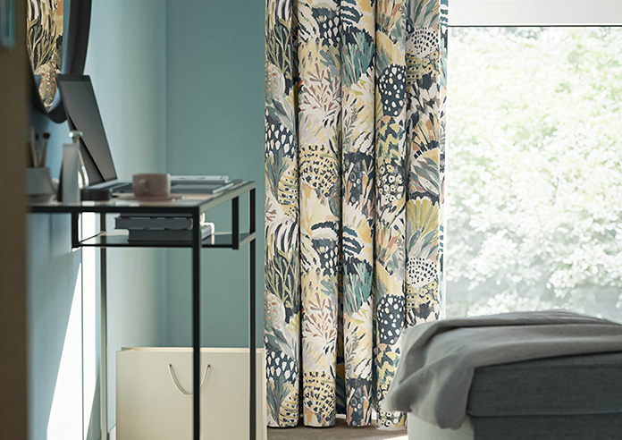Maggie, Teal - Made to Measure Curtains - Image 5